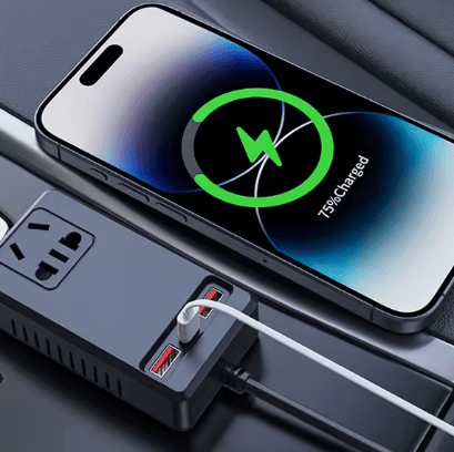 C12 - Intelligent Car Power Inverter with USB Ports